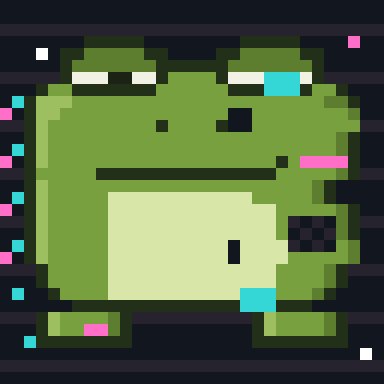 Legendary Froggers frog: Glitch 404